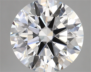 Picture of Lab Created Diamond 5.33 Carats, Round with ideal Cut, E Color, vs1 Clarity and Certified by IGI