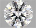 Lab Created Diamond 5.33 Carats, Round with ideal Cut, E Color, vs1 Clarity and Certified by IGI