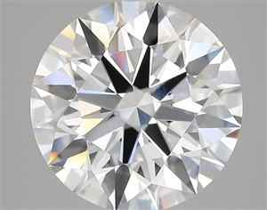 Picture of Lab Created Diamond 5.32 Carats, Round with ideal Cut, E Color, vvs2 Clarity and Certified by IGI