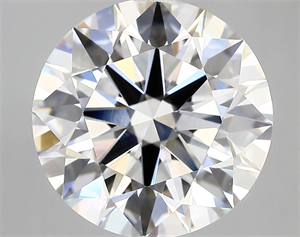 Picture of Lab Created Diamond 5.31 Carats, Round with ideal Cut, D Color, vvs2 Clarity and Certified by IGI