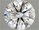 Lab Created Diamond 5.30 Carats, Round with ideal Cut, D Color, vvs2 Clarity and Certified by IGI