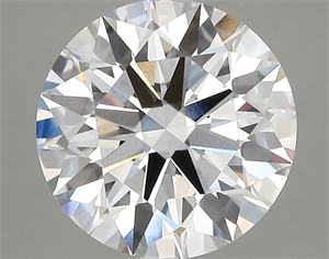 Picture of Lab Created Diamond 5.30 Carats, Round with ideal Cut, D Color, vvs2 Clarity and Certified by IGI