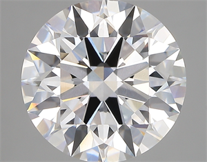 Picture of Lab Created Diamond 5.30 Carats, Round with ideal Cut, E Color, vvs2 Clarity and Certified by IGI