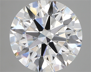 Picture of Lab Created Diamond 5.30 Carats, Round with ideal Cut, E Color, vs1 Clarity and Certified by IGI