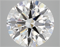 Lab Created Diamond 5.29 Carats, Round with ideal Cut, D Color, vvs2 Clarity and Certified by IGI