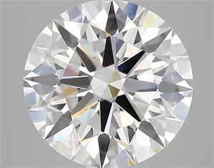 Picture of Lab Created Diamond 5.29 Carats, Round with ideal Cut, D Color, vvs2 Clarity and Certified by IGI