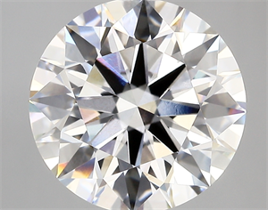 Picture of Lab Created Diamond 5.29 Carats, Round with ideal Cut, E Color, vvs2 Clarity and Certified by IGI