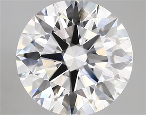 Picture of Lab Created Diamond 5.28 Carats, Round with ideal Cut, E Color, vvs1 Clarity and Certified by IGI