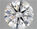 Lab Created Diamond 5.28 Carats, Round with ideal Cut, E Color, vvs2 Clarity and Certified by IGI