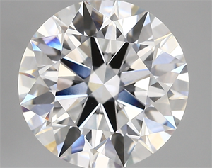 Picture of Lab Created Diamond 5.28 Carats, Round with ideal Cut, E Color, vvs2 Clarity and Certified by IGI