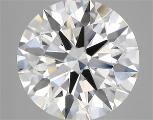Picture of Lab Created Diamond 5.27 Carats, Round with ideal Cut, E Color, vs1 Clarity and Certified by IGI