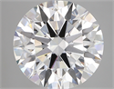 Lab Created Diamond 5.27 Carats, Round with ideal Cut, E Color, vvs2 Clarity and Certified by IGI