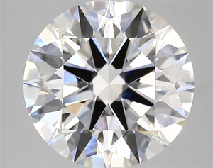 Picture of Lab Created Diamond 5.27 Carats, Round with ideal Cut, E Color, vs1 Clarity and Certified by IGI