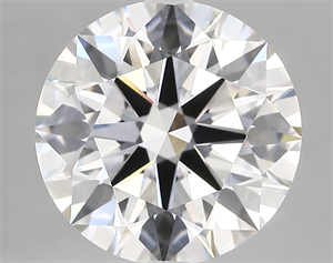 Picture of Lab Created Diamond 5.27 Carats, Round with ideal Cut, E Color, vvs2 Clarity and Certified by IGI