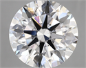 Lab Created Diamond 5.27 Carats, Round with ideal Cut, D Color, vvs2 Clarity and Certified by IGI