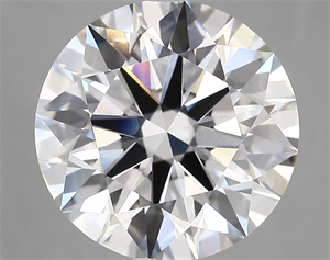 Picture of Lab Created Diamond 5.27 Carats, Round with ideal Cut, D Color, vvs2 Clarity and Certified by IGI