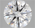 Lab Created Diamond 5.26 Carats, Round with ideal Cut, D Color, vvs2 Clarity and Certified by IGI