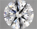 Lab Created Diamond 5.26 Carats, Round with ideal Cut, E Color, vs1 Clarity and Certified by IGI