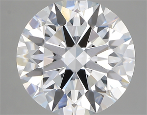 Picture of Lab Created Diamond 5.24 Carats, Round with ideal Cut, D Color, vs1 Clarity and Certified by IGI