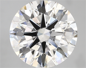 Picture of Lab Created Diamond 5.22 Carats, Round with ideal Cut, E Color, vvs2 Clarity and Certified by IGI