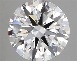 Picture of Lab Created Diamond 5.22 Carats, Round with ideal Cut, E Color, vs1 Clarity and Certified by IGI