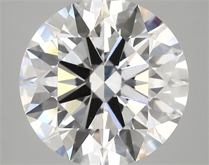 Picture of Lab Created Diamond 5.21 Carats, Round with ideal Cut, E Color, vs1 Clarity and Certified by IGI
