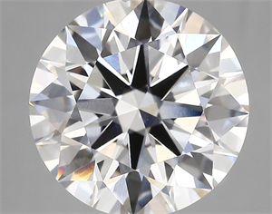 Picture of Lab Created Diamond 5.21 Carats, Round with ideal Cut, D Color, vvs2 Clarity and Certified by IGI