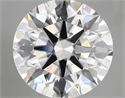 Lab Created Diamond 5.21 Carats, Round with ideal Cut, E Color, vvs2 Clarity and Certified by IGI