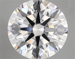 Picture of Lab Created Diamond 5.21 Carats, Round with ideal Cut, E Color, vvs2 Clarity and Certified by IGI