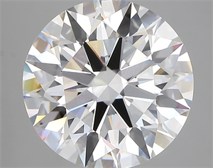 Picture of Lab Created Diamond 5.20 Carats, Round with ideal Cut, D Color, vvs2 Clarity and Certified by IGI
