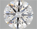 Lab Created Diamond 5.20 Carats, Round with ideal Cut, D Color, vvs2 Clarity and Certified by IGI