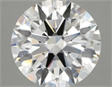 Lab Created Diamond 5.20 Carats, Round with ideal Cut, F Color, vvs2 Clarity and Certified by IGI