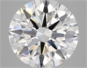 Lab Created Diamond 5.20 Carats, Round with ideal Cut, D Color, vvs2 Clarity and Certified by IGI