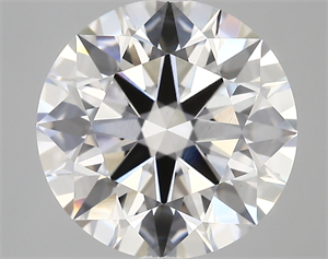 Picture of Lab Created Diamond 5.20 Carats, Round with ideal Cut, D Color, vs1 Clarity and Certified by IGI