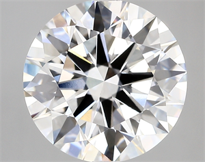 Picture of Lab Created Diamond 5.19 Carats, Round with ideal Cut, E Color, vvs2 Clarity and Certified by IGI