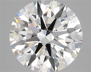 Picture of Lab Created Diamond 5.19 Carats, Round with ideal Cut, E Color, vvs2 Clarity and Certified by IGI