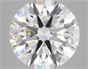 Lab Created Diamond 5.19 Carats, Round with ideal Cut, D Color, vvs2 Clarity and Certified by IGI