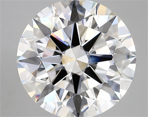 Picture of Lab Created Diamond 5.18 Carats, Round with ideal Cut, E Color, vvs2 Clarity and Certified by IGI