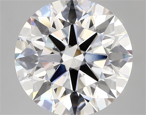Picture of Lab Created Diamond 5.18 Carats, Round with ideal Cut, D Color, vs1 Clarity and Certified by IGI
