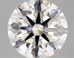 Picture of Lab Created Diamond 5.18 Carats, Round with ideal Cut, F Color, vvs2 Clarity and Certified by IGI