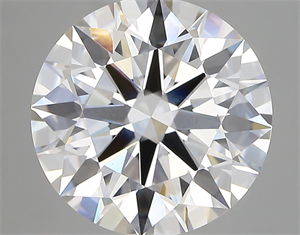 Picture of Lab Created Diamond 5.18 Carats, Round with ideal Cut, E Color, vs1 Clarity and Certified by IGI