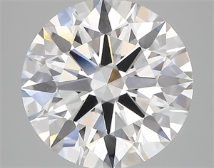 Picture of Lab Created Diamond 5.17 Carats, Round with ideal Cut, D Color, vvs2 Clarity and Certified by IGI
