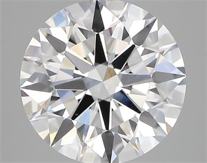 Picture of Lab Created Diamond 5.17 Carats, Round with ideal Cut, D Color, vs1 Clarity and Certified by IGI