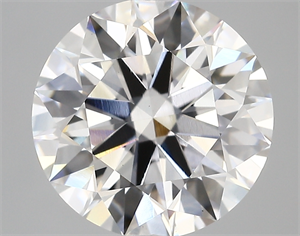 Picture of Lab Created Diamond 5.17 Carats, Round with ideal Cut, D Color, vs1 Clarity and Certified by IGI