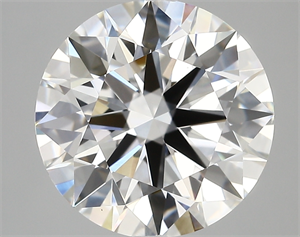 Picture of Lab Created Diamond 5.17 Carats, Round with ideal Cut, D Color, vs1 Clarity and Certified by IGI
