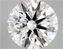 Lab Created Diamond 5.16 Carats, Round with ideal Cut, E Color, vvs2 Clarity and Certified by IGI