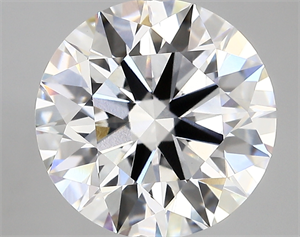 Picture of Lab Created Diamond 5.16 Carats, Round with ideal Cut, E Color, vvs2 Clarity and Certified by IGI