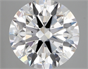Lab Created Diamond 5.16 Carats, Round with ideal Cut, E Color, vvs2 Clarity and Certified by IGI