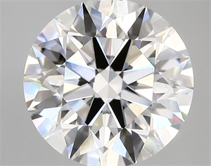 Picture of Lab Created Diamond 5.16 Carats, Round with ideal Cut, D Color, vvs2 Clarity and Certified by IGI