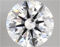 Lab Created Diamond 5.14 Carats, Round with excellent Cut, D Color, vvs2 Clarity and Certified by IGI